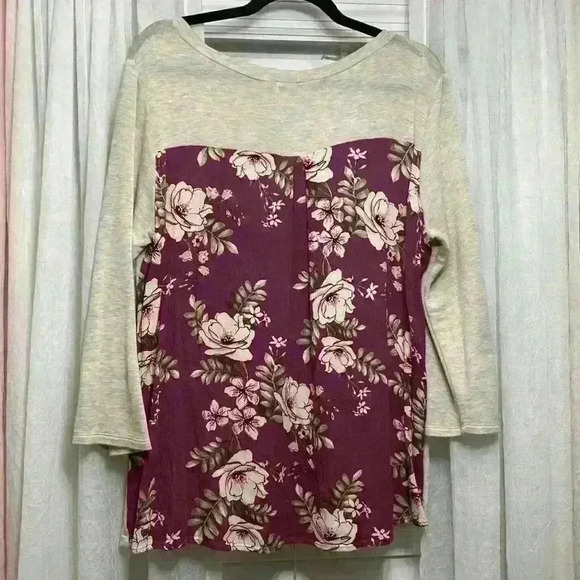 1X Papermoon Stitch Fix Blouse 3/4 sleeves worn twice. 2T - Picture 1 of 8